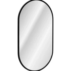 Mobile bagno sospeso 60cm cannettato con lavabo, colonna e specchio bianco Autentic