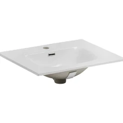 Mobile bagno sospeso 70cm con lavabo da incasso 2 cassetti beige rovere Swim