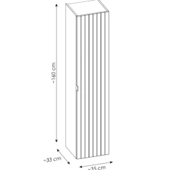 Mobile bagno sospeso 120cm con 2 lavabi, 2 specchi rotondi e colonna cannettato blu Deep