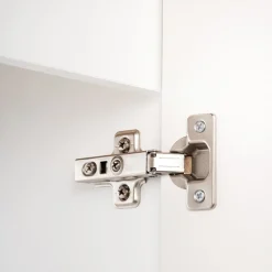 Mobile bagno sospeso 60cm cannettato 2 ante bianco rovere Cleany