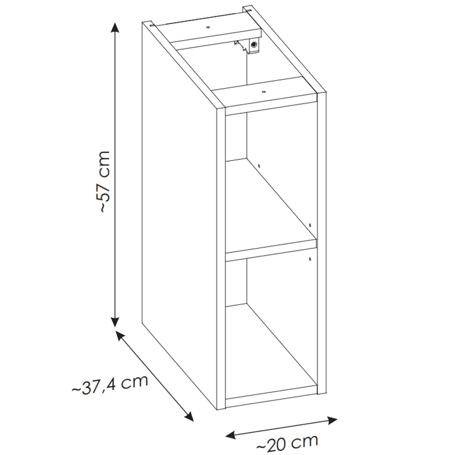 Mobile bagno sospeso 100cm con 2 lavabi, 4 cassetti e colonna rovere Rovery