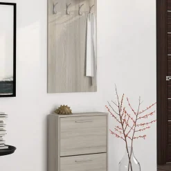 Mobile ingresso 54x211h cm appendiabiti rovere Colton
