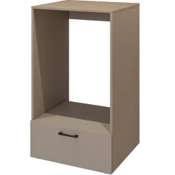 Mobile lavatrice 67x117h cm con cassettone beige Wave