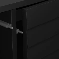 Mobile porta TV 180x60h cm 2 ante nero Wild