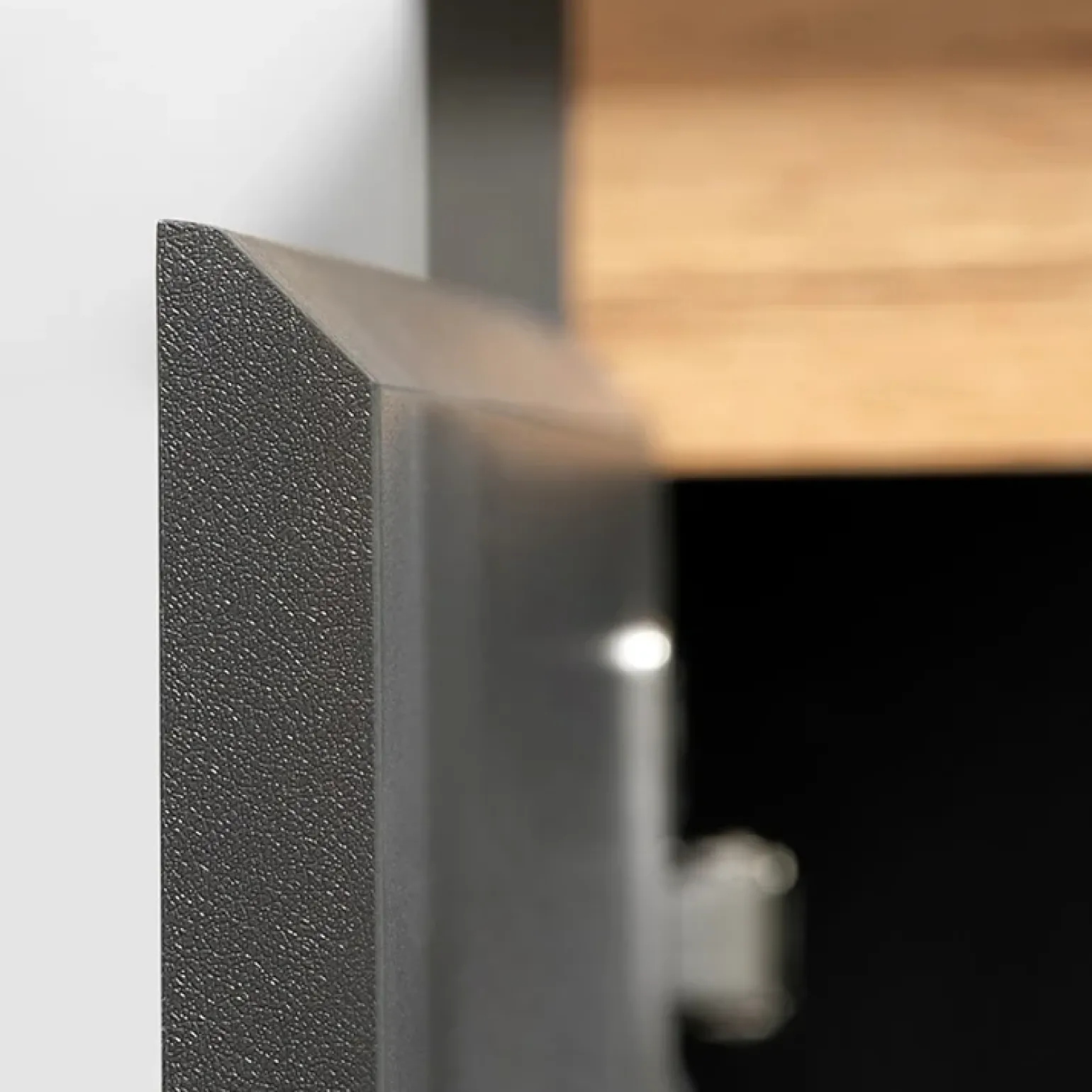 Parete attrezzata 175x148h cm rovere antracite Siviglia Gihome®