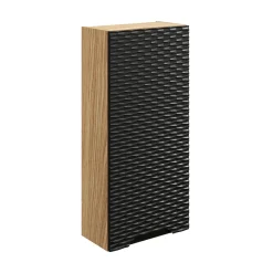 Pensile bagno sospeso 35x75h cm 1 anta nero rovere Swim