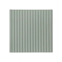Pensile cubo bagno sospeso 30x30h cm cannettato 1 anta verde salvia Greeny