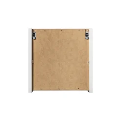 Pensile cubo bagno sospeso 30x30h cm cannettato 1 anta bianco Cleany