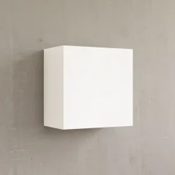 Pensile cubo sospeso 55x50h cm 1 anta reversibile bianco lucido Sunset