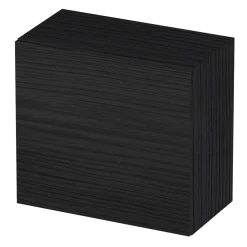 Pensile cubo sospeso 55x50h cm 1 anta reversibile nero frassinato Sunset