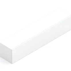 Pensile orizzontale 138x29h cm 1 anta reversibile moderno bianco lucido Sunset