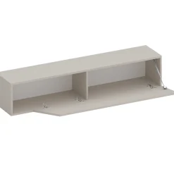 Pensile orizzontale 138x29h cm 1 anta tagliata soggiorno beige Sunset