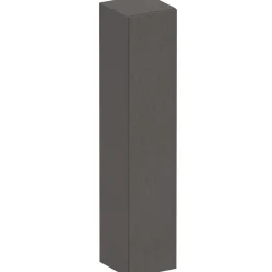 Pensile verticale 29x138h cm 1 anta reversibile moderno ossido nero Sunset