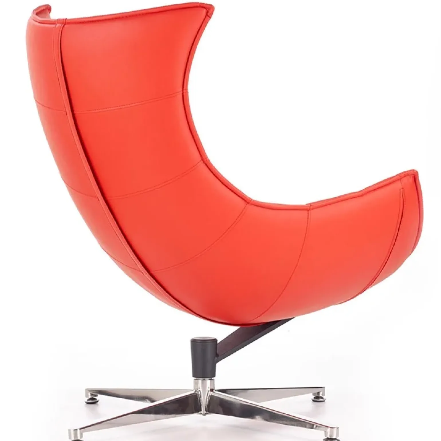 Poltrona imbottita design rosso Isotta