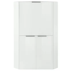 Scrivania a scomparsa 70x67cm angolare bianco lucido Pinko