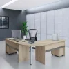 Scrivania angolare con cassettiere 140x60cm rovere antracite Time 12
