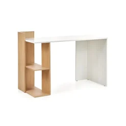 Scrivania 122/57cm ufficio moderna bianco rovere Lauren Gihome®