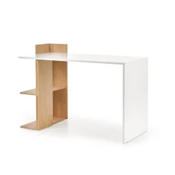 Scrivania 122/57cm ufficio moderna bianco rovere Lauren Gihome®
