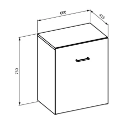 Scrivania 42-132cm ufficio moderna salvaspazio richiudibile bianco Rocky
