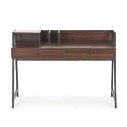 Scrivania consolle design moderno 128x87cm noce nero Fiordalisio