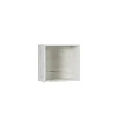 Scrivania moderna 120x60h cm con 3 cubotti  bianco pino grigio blu Maya Gihome®
