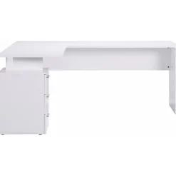 Scrivania ufficio angolare 180x160cm bianco lucido OfficeScape