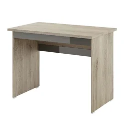 Scrivania 100x60cm moderna rovere antracite lucido Time R