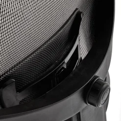 Sedia da ufficio ergonomica con ruote e braccioli regolabili tessuto grigio nero Speed