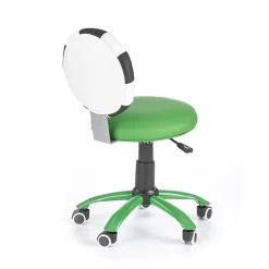 Sedia per scrivania ragazzi in ecopelle verde Gol