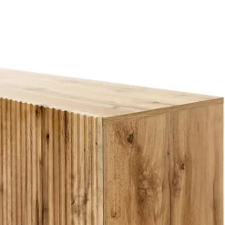 Set 2 comodini 45x52h cm moderni cannettato quercia Essence