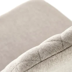 Set 4 sedie sala moderne in tessuto beige Corvo