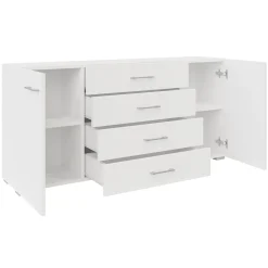 Set mobili soggiorno completo design moderno bianco Pastello