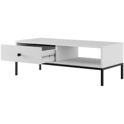 Set mobili soggiorno completo design moderno bianco Pollon 2