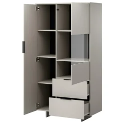 Set mobili soggiorno completo grigio Stone 2