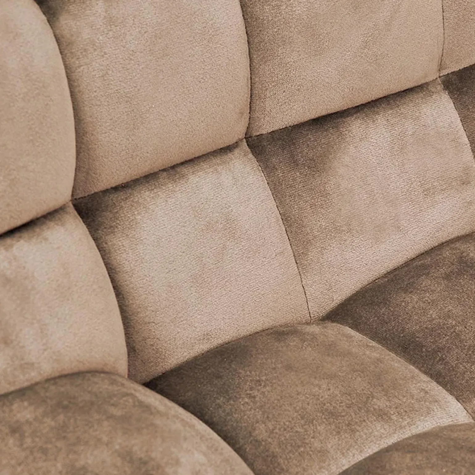 Sgabello imbottito regolabile in velluto beige nero Fost