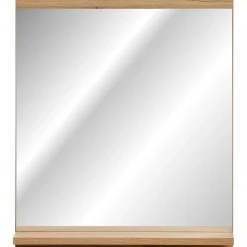 Specchio da parete 50x57cm con mensola rovere Bully