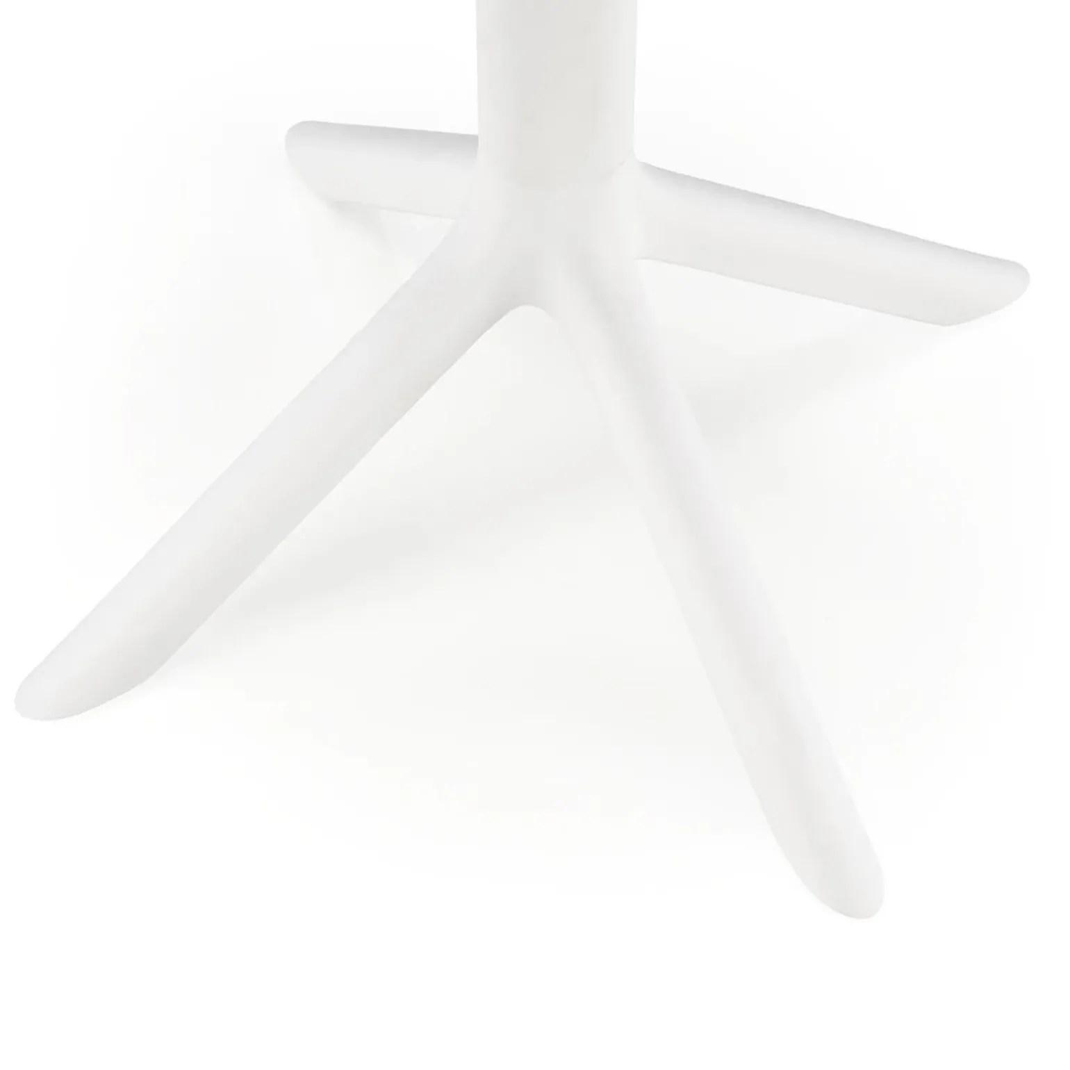 Tavolino da giardino rotondo polipropilene 60cm bianco Ondina
