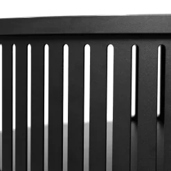 Tavolino da salotto 75x75cm design moderno rovere nero Valeris