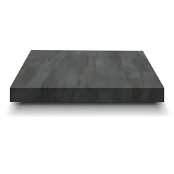 Tavolo 90/180 cm allungabile acciaio ossido metallo Alanda