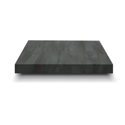 Tavolo 140/200 cm allungabile acciaio ossido metallo Alanda