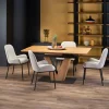Tavolo allungabile 160/200cm moderno rovere nero Pescara