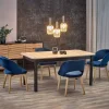 Tavolo allungabile industrial 160/228cm rovere nero Florian