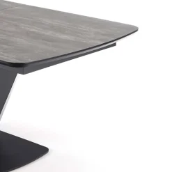 Tavolo allungabile moderno 180/230cm grigio scuro nero Zara