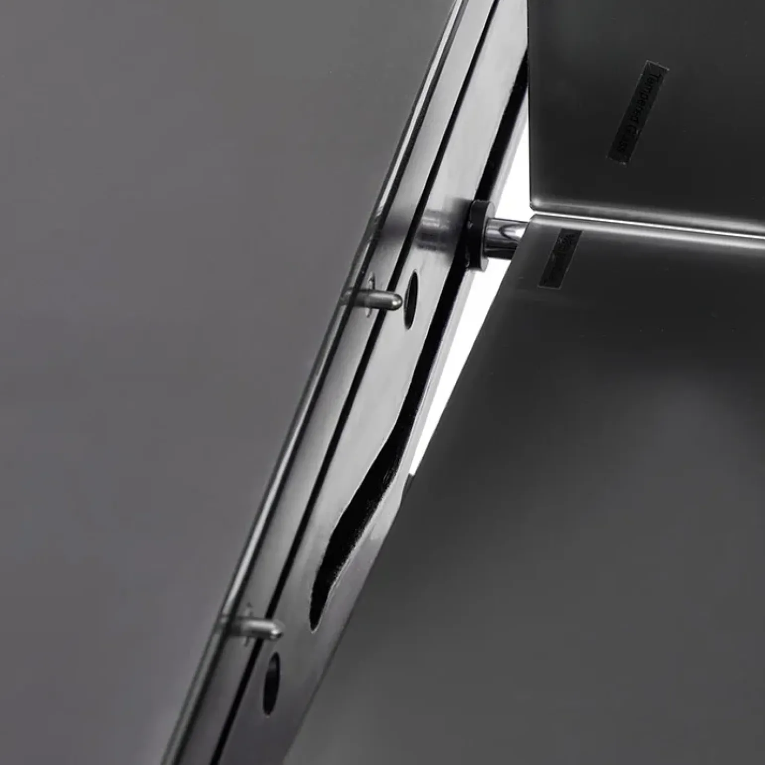 Tavolo allungabile moderno 180/220cm grigio scuro nero Borgia