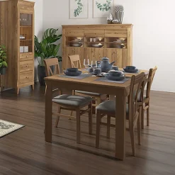 Tavolo allungabile 160/200x76cm rovere scuro Lucca