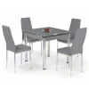 Tavolo 80/130cm allungabile grigio acciaio Marasso Gihome®