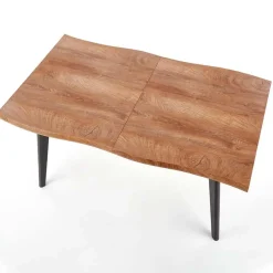 Tavolo 150/210cm allungabile rovere naturale nero Locarno
