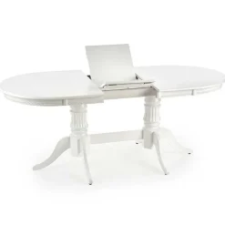 Tavolo 150/190cm da pranzo allungabile moderno bianco lucido Duncan