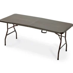 Tavolo da pranzo rettangolare moderno 183x76cm noce Raul