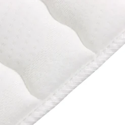Topper matrimoniale oversize 180x200cm trapuntato imbottito con elastici bianco Corsica
